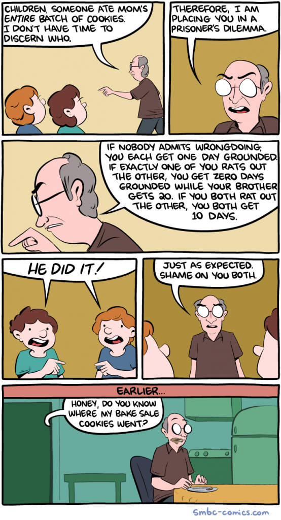 SMBC: Game Theory Parenting