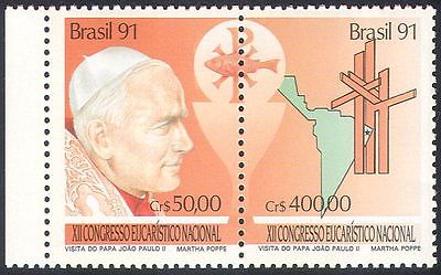 Brazil Pope Stamp