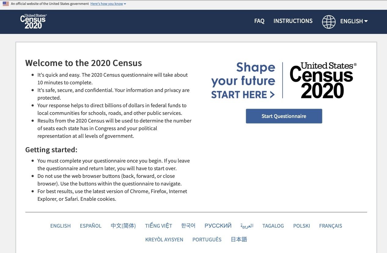 Census Page