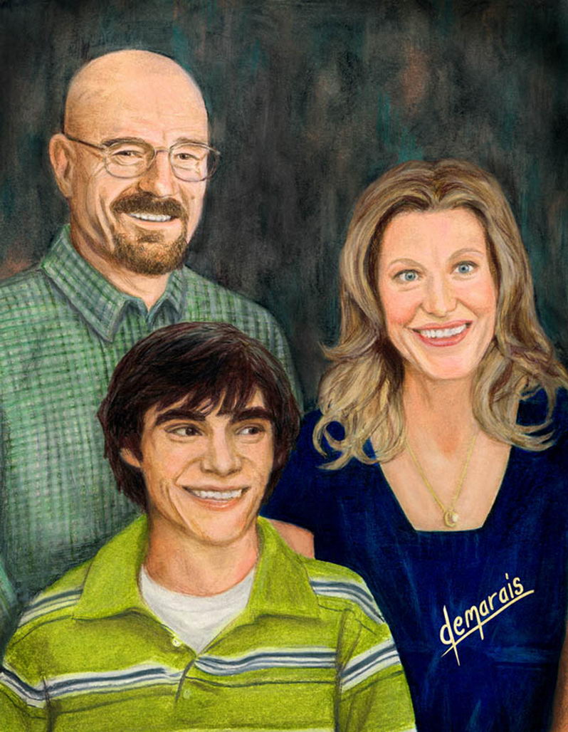 Breaking Bad Family Portrait Painting